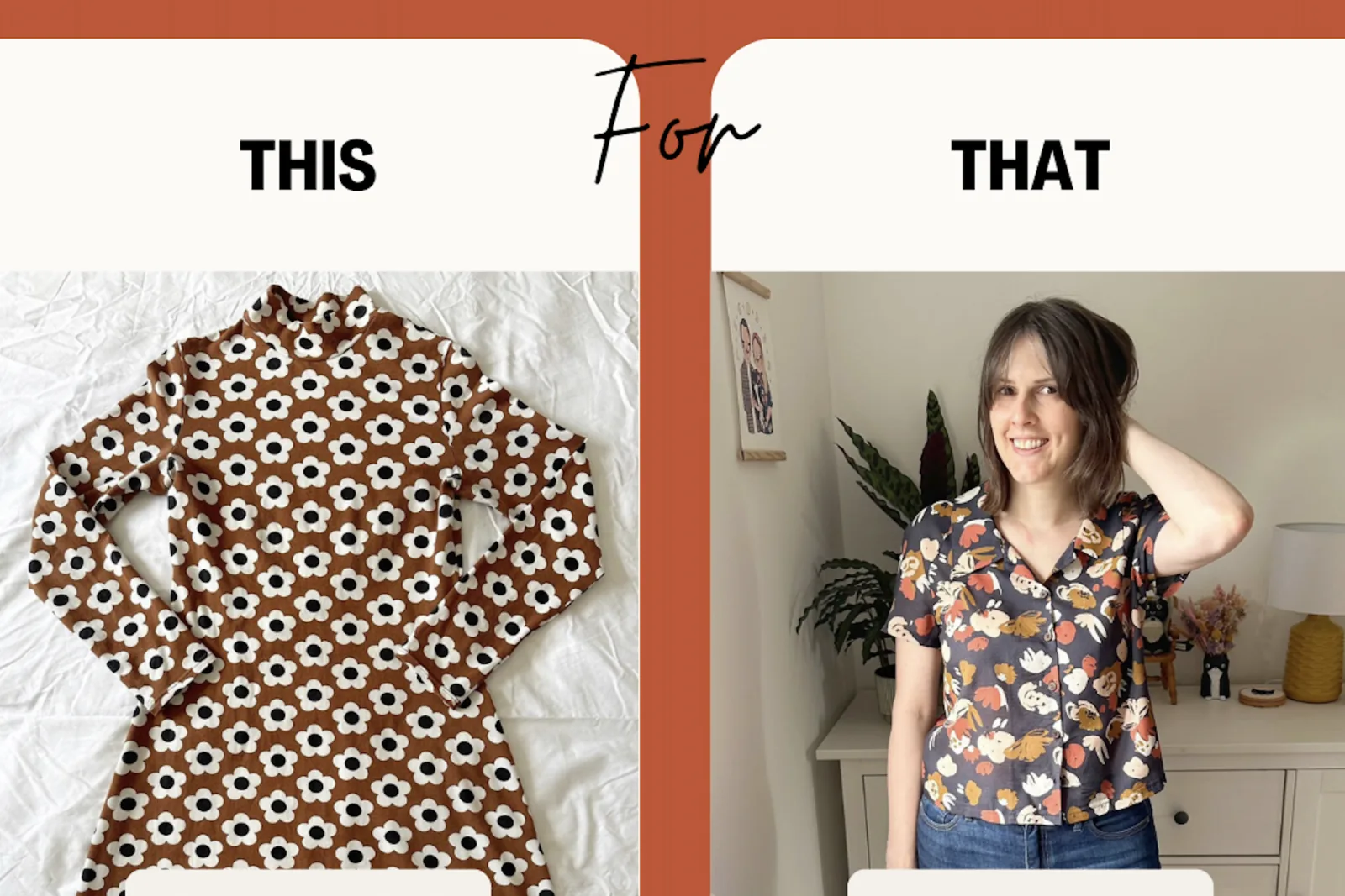 The joy of swapping clothes on Lucky Sweater